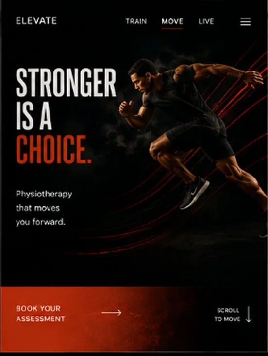 Elevate Physiotherapy featured website direction